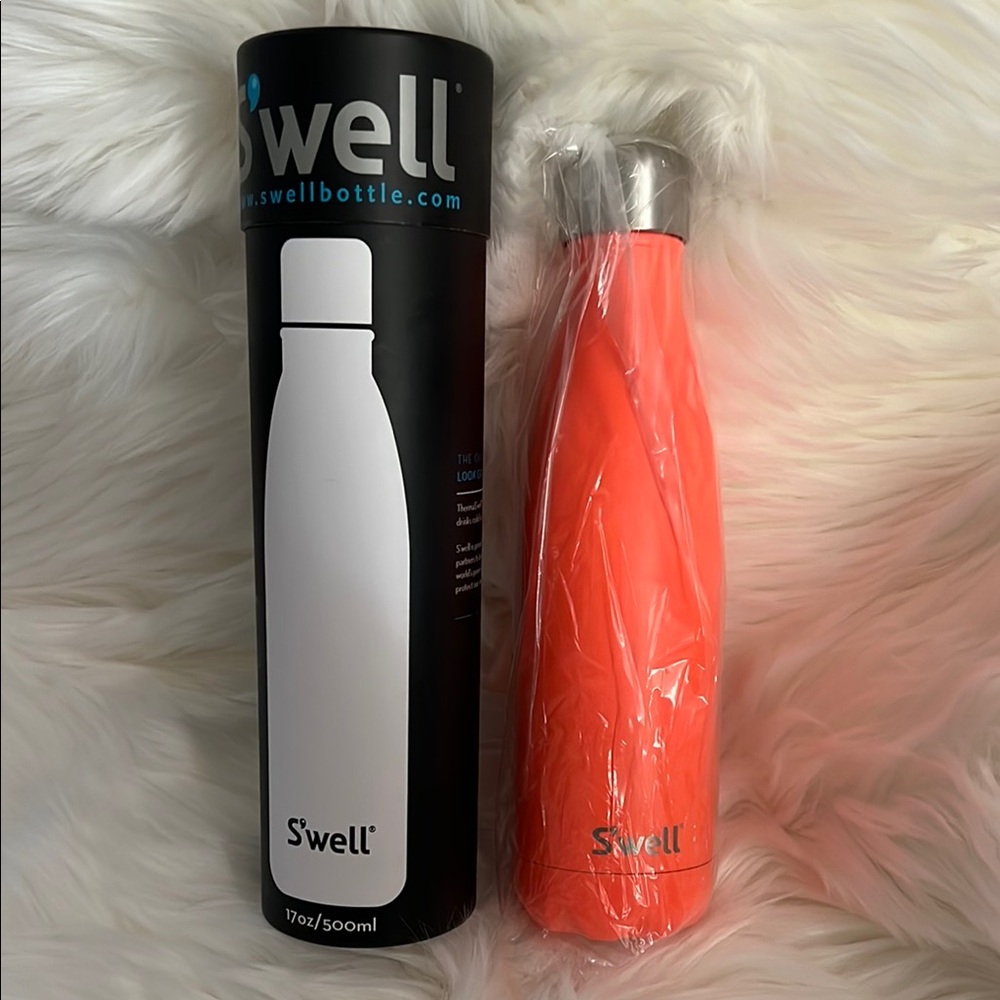 S'well Orange Stainless Steel Water Bottle